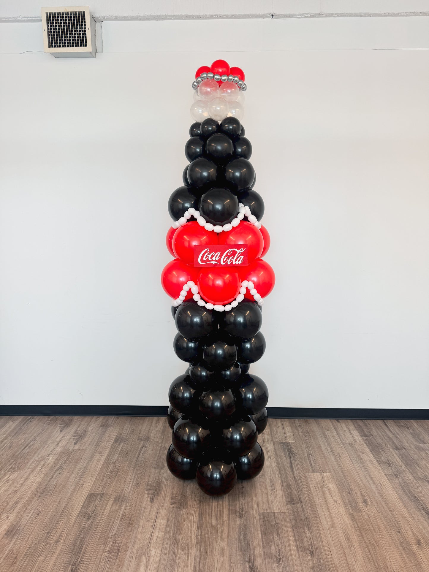 9 foot tall Coca-Cola balloon pillar