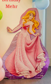 Double solid backdrop with cake stand and cutout