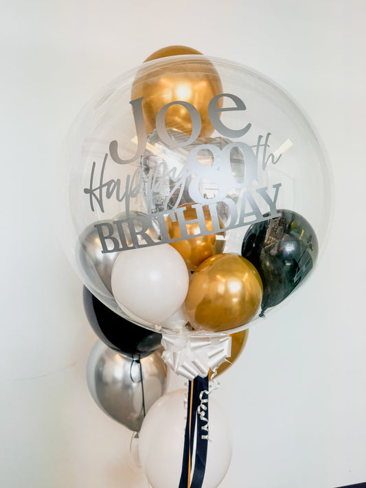 Boba balloon with Latex Helium set