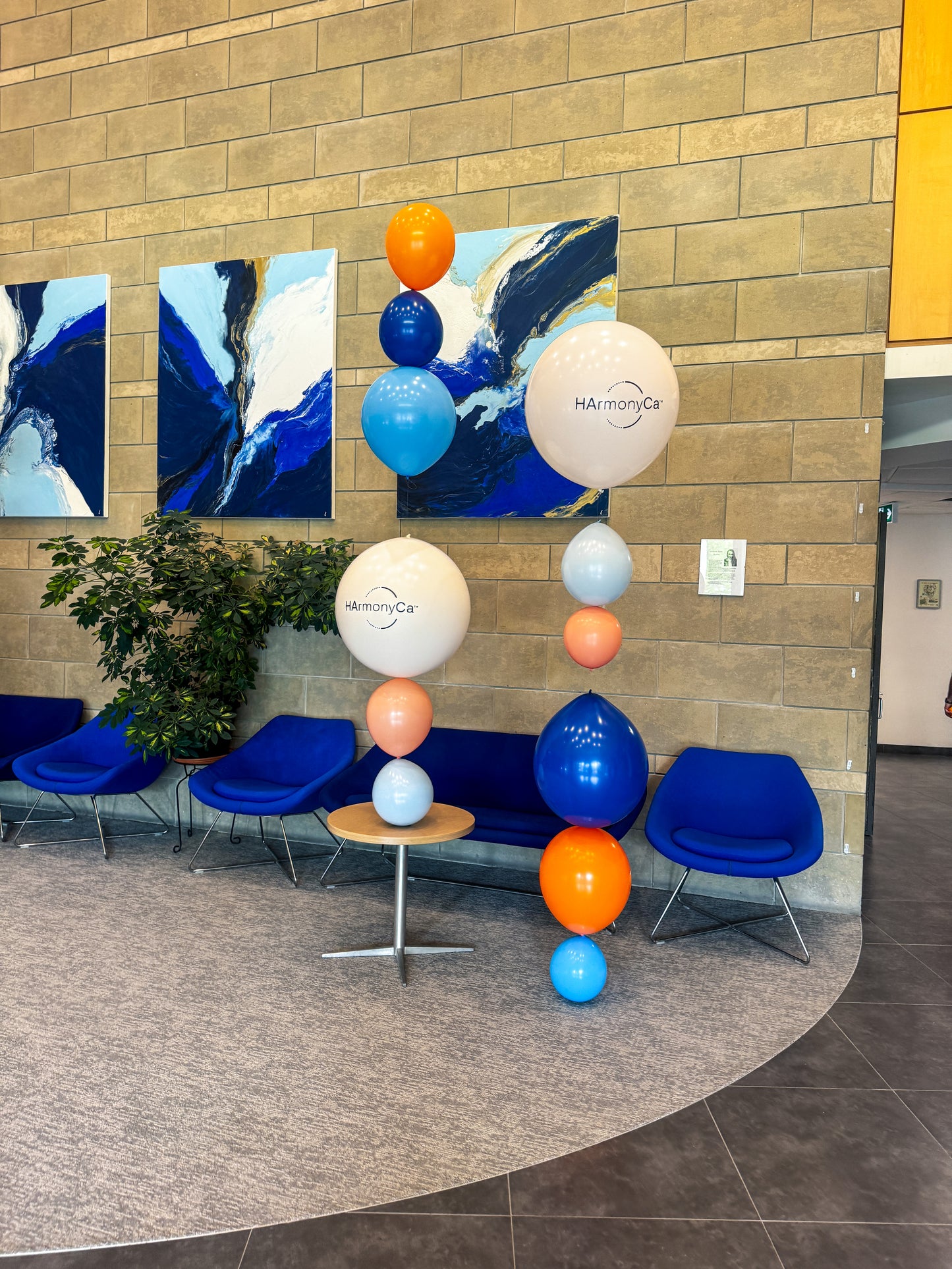 9 foot tall personalized helium balloon floating balloons