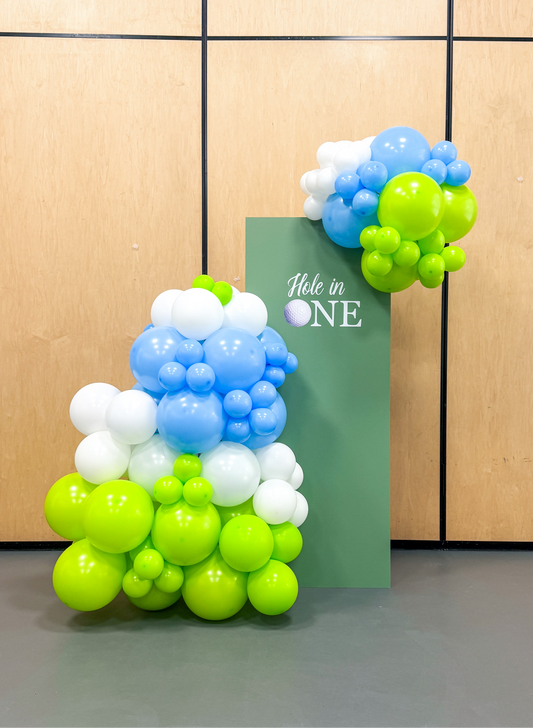 Mini solid rectangular solid balloon backdrop