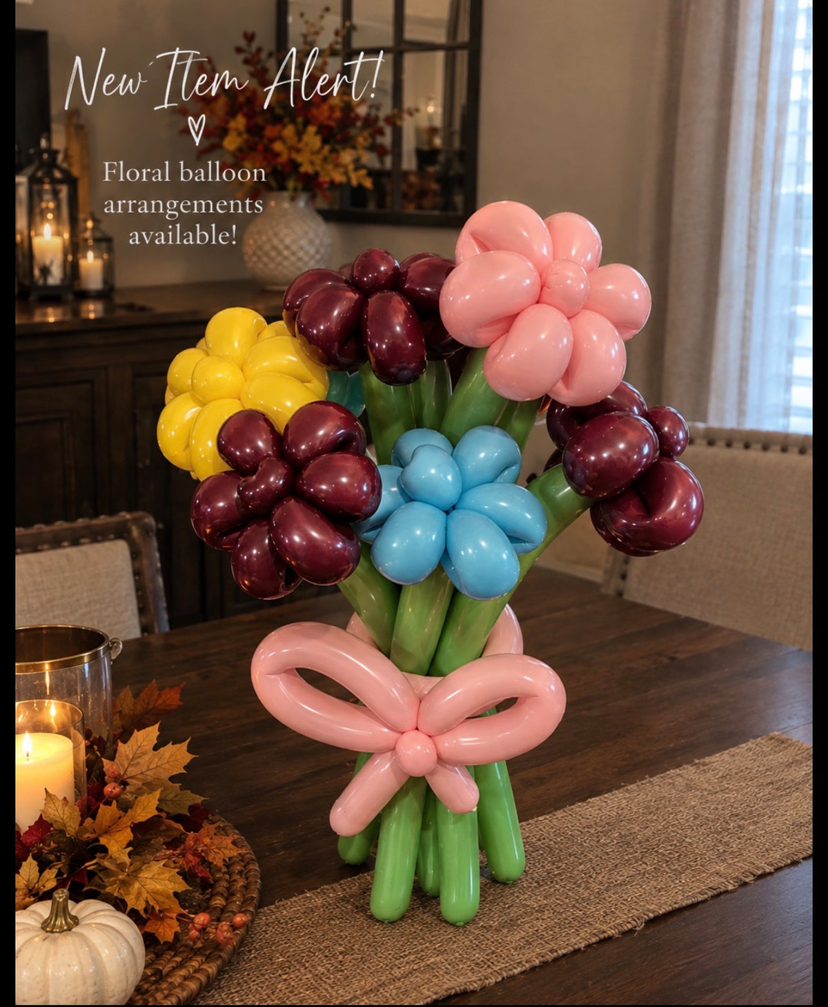 Blooming Balloon Flower Bouquet 🌸