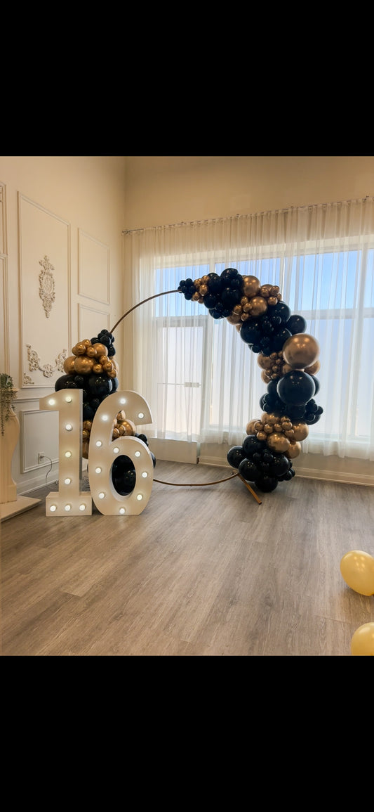 4 feet tall marquee numbers