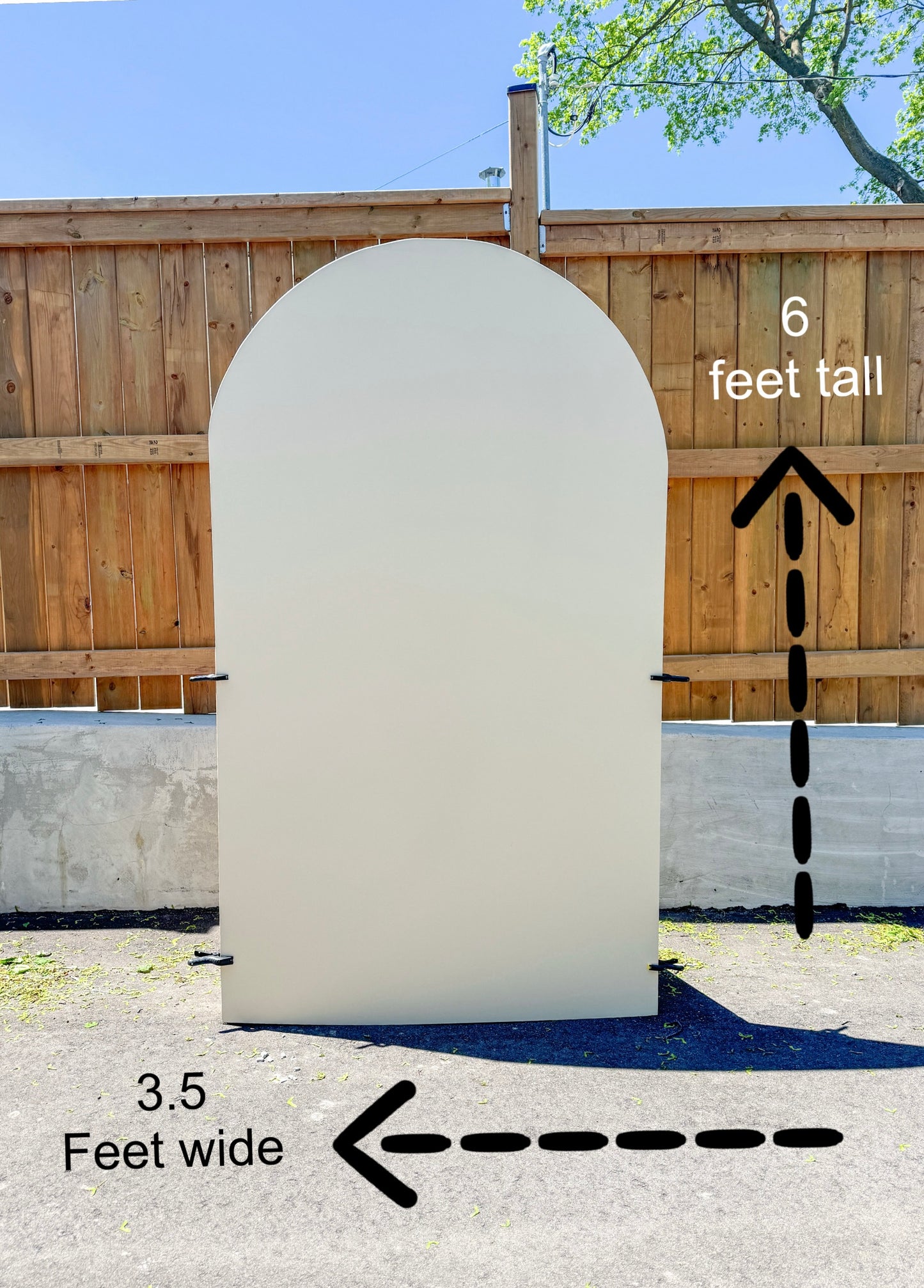 Large solid backdrop