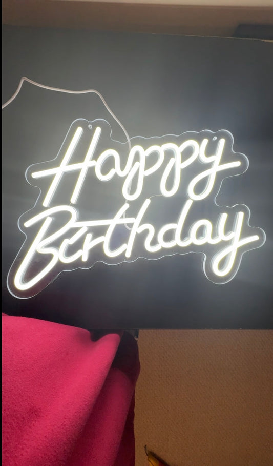 17x12 light up Happy Birthday Sign