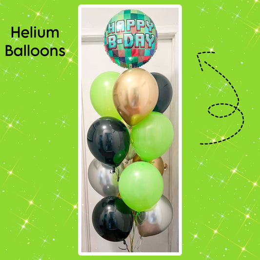 Minecraft Helium Balloon Pyramid