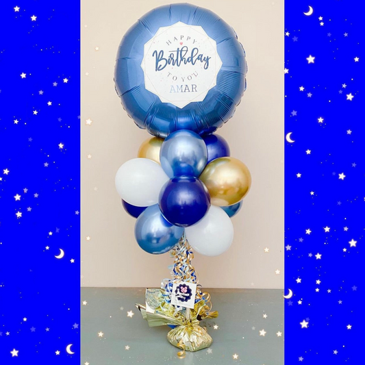 Happy Birthday Personalized Balloon Bouquet