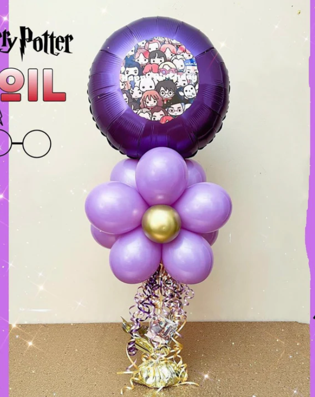 Table top personalized balloon bouquet