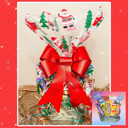 Holiday Medium Christmas Chocolate Candy Basket