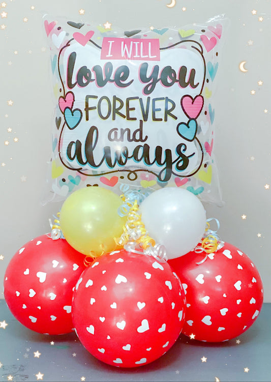 Love you forever Fat Bottom Balloonagram