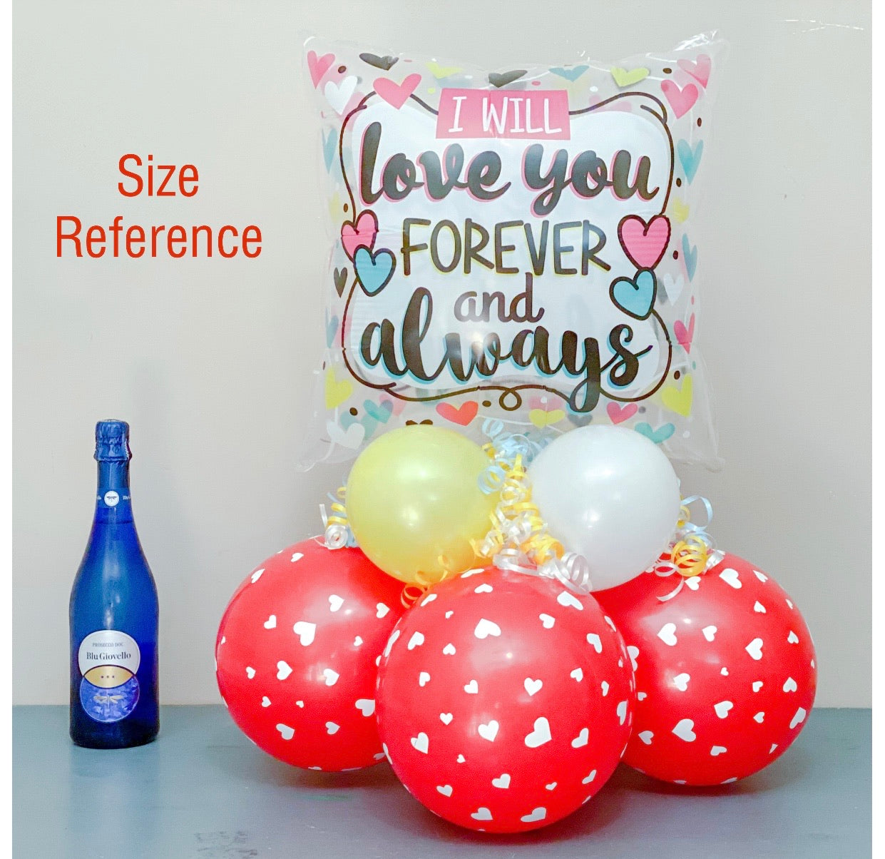 Love you forever Fat Bottom Balloonagram