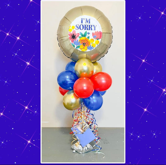 I’m Sorry Table Top Balloon Bouquet