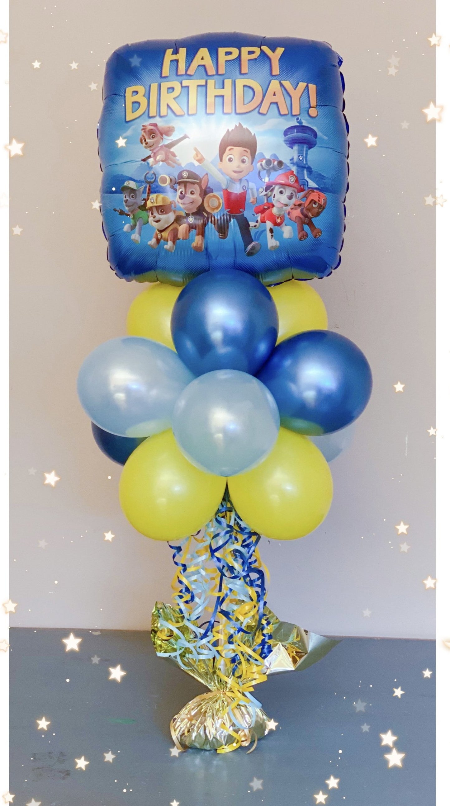 Paw patrol balloon bouquet