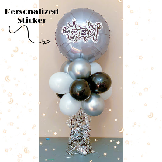 Personalized Foil Balloon Bouquet