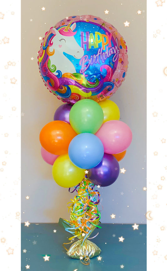 Unicorn birthday bouquet